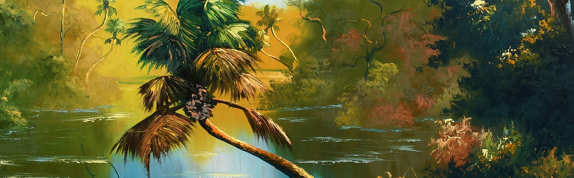 Highwaymen: A private collection of 26 paintings from the Florida Highwaymen -- Black artists who refused to bow to Jim Crow, capturing Florida's natural beauty for decades.