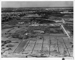Aerial view of the the northeast baseball complex on 62nd Ave NE built for the St. Louis Cardinals. c. 1955 Aerial view of the the northeast baseball complex on 62nd Ave NE built for the St. Louis Cardinals. c. 1955